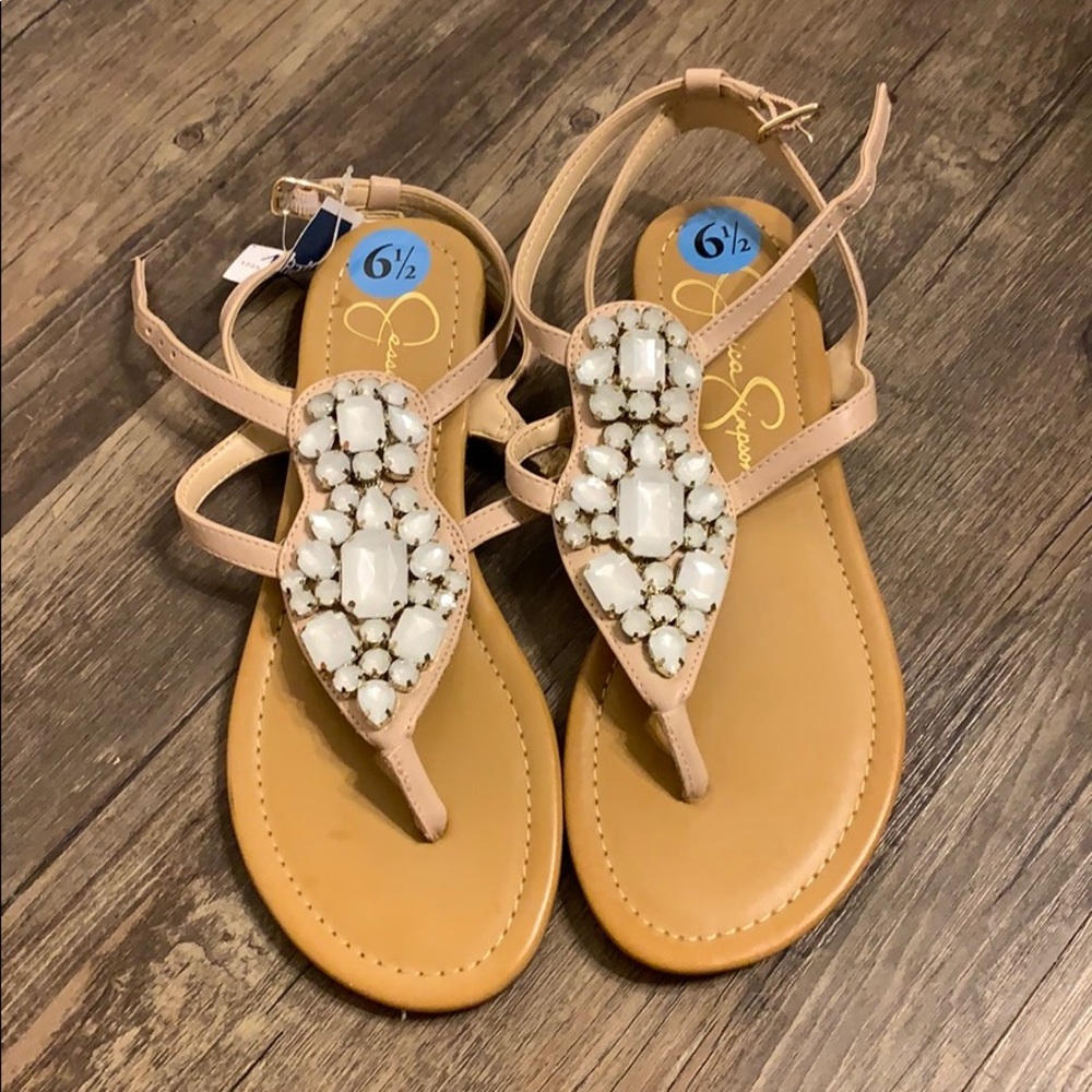 BNWT Jessica Simpson Rhinestone Sandals
